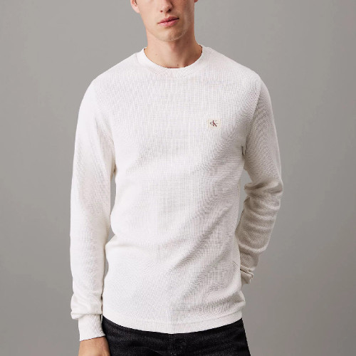 Calvin Klein Ανδρική μακρυμάνικη μπλούζα Long Sleeve Waffle T-shirt